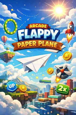 Arcade Flappy Papper Plane