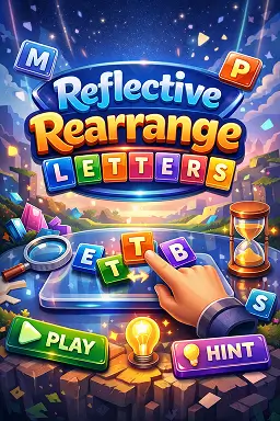 Reflective Rearrange Letters